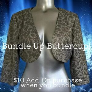 $10 💎Vintage Bolero Jacket 3/4  Sleeves